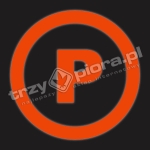 "P" fluo oznakowanie PRM
