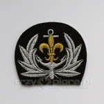 Emblemat wodniacki na czapkę srebrny