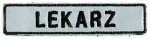 Imiennik LEKARZ odblask
