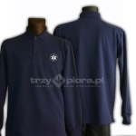 Bluza polo RATOWNICTWO MEDYCZNE granatowa odblask
