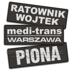 Emblemat odblask na zamówienie (31x10cm)
