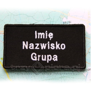 imiennik 3 linijki haft na zamówienie