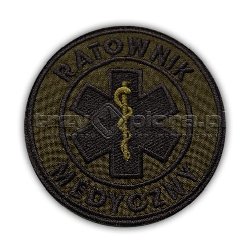 Emblemat Ratownik Medyczny Polowa