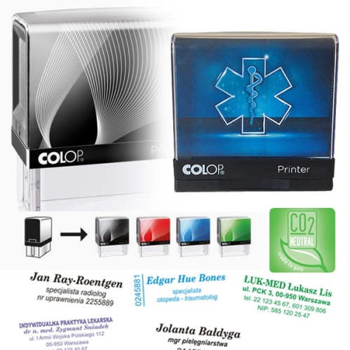 Pieczątka COLOP IQ wraz z gumką - od trzypiora.pl