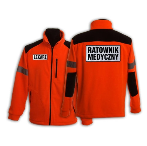 polar ratownika odblask rzep fluo